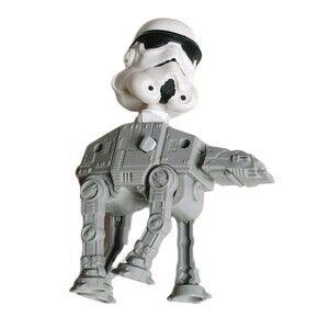 2008 McDonalds Star Wars Clone Wars Stormtrooper Bobblehead Toy Figure